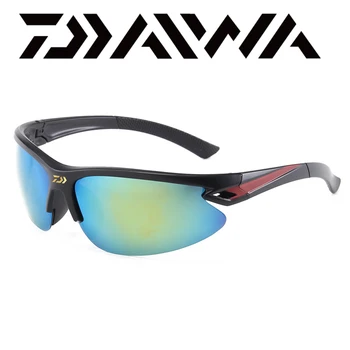 Daiwa Vezetés Polaroid napszemüvegek Alumínium Keret Sport-Horgász Férfi Napszemüveg Polarizált Vezető Retro UV400 Anti-vakító fény Szemüveg