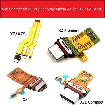 USB Töltő Port Igazgatóság A Sony Xperia XZ/ XZS/XZ Prémium XZ1/XZ1 Kompakt mini Töltő Dokkoló Csatlakozó Csatlakozó Modul Flex Kábel
