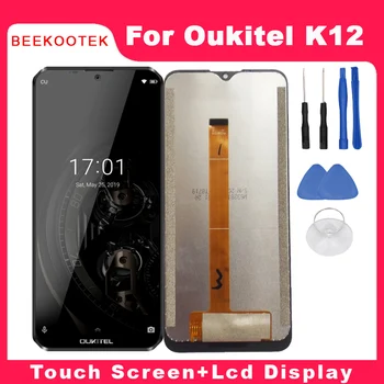 Eredeti Oukitel K12 LCD-Kijelzőt, majd Érintse meg a Képernyő Szerelvény 6.3