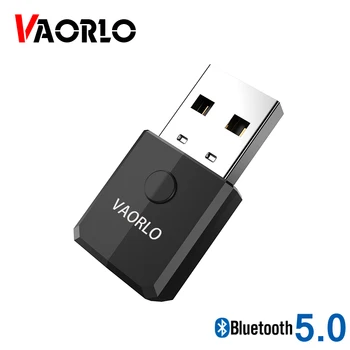 VAORLO USB Adó-Vevő Bluetooth 5.0 Vezeték nélküli Audio Átvitel Adapter A TV Fejhallgató Sztereó Zene 3,5 mm-es AUX