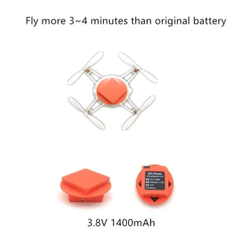 3.8 v 1400Mah Li-po Akkumulátor a Xiaomi MiTu Quadcopter Drón Kiegészítők Magas Minőségű 3-4 Perc Repülni