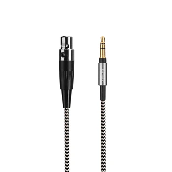 Férfi 3,5 mm TRS 3-Pin Mini Női XLR Csere Nylon Audio Kábel Univerzális-