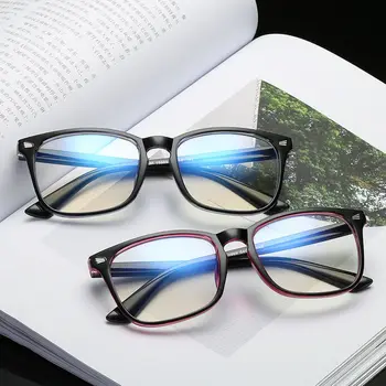 Kék Fény Szemüveges Férfi Számítógépes Szemüveg Játék Védőszemüveg Átlátszó UV400 Védelem szemüvegkeret Nők Elleni Blue Ray Szemüveg
