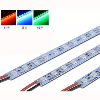 5050 LED Bar Fény SMD 36LEDs/50cm Fehér /meleg Fehér/ RGB LED Nehéz Szalag DC 12V 5050 LED Cső Nehéz LED Szalag Lámpa Ingyenes Szállítás