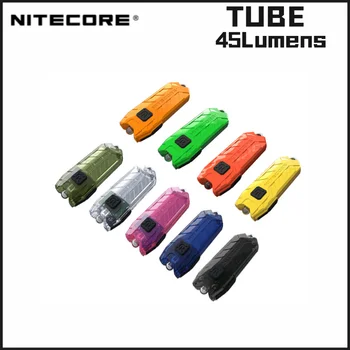 NITECORE TUBUS U-Sarkon Lámpa Kulcstartó Lámpa 45Lumens Segítségével nagy teljesítményű LED-EDC Pocket Mini Könnyű, Ultra-könnyű