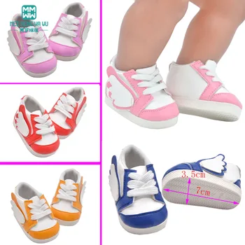 Mini 7,5 cm-es Játékok, Baba cipő, Divat, Sport cipő gyapjú csizma 43 cm újszülött babák kiegészítők, Amerikai baba