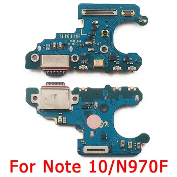 Eredeti Töltő Port Samsung Galaxy Note 10 Note10 N970F USB Töltés Testület PCB Dock Csatlakozó Flex Csere Alkatrészek