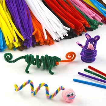 50pcs/set Plüss Stick & Shilly-Bot Gyermekek Oktatási Játékok, Kézműves Művészeti DIY Anyagok, illetve a Kézműves Anyagok