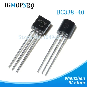 50PCS BC338-40 TO92 BC338 NPN Tranzisztor, HOGY-92 25V