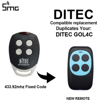 DITEC GOL4C 433.92 mhz-es távirányító másolata sokszorosító a DITEC garázskapu ellenőrzések kapu parancs akadály kulcstartó