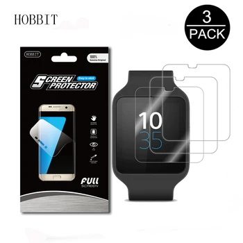 3Pack Sony Smartwatch 3 SWR50 Anti-shock 7H Nano robbanásbiztos képernyővédő fólia a Nagy Felbontású Smart óra Film