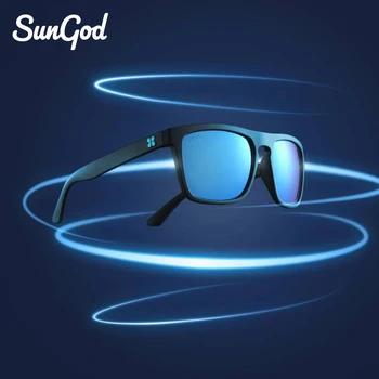 2021 Új SUNGOD SGO6 Tér Polarizált Napszemüvegek UV400 Szabadtéri Vezetés Férfi Utazási Kerékpáros Szemüveg Futtató Ladies Sport Glasse