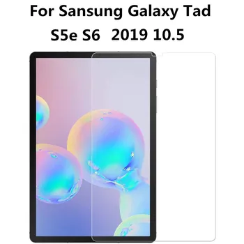 9H Edzett Üveg Samsung Galaxy Tab S5e T720 T725 képernyővédő fólia S6 T860 T865 10.5 Hüvelyk Buborék Szabad Átlátszó Védőfólia