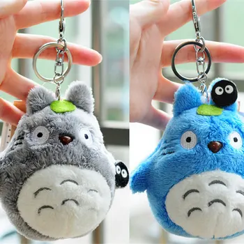 10db/set 10cm A Szomszédom Totoro Plüss Baba Anime Totoro Plüss Kulcstartó Plüss Játék Totoro