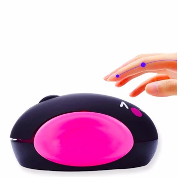 Új Vezeték nélküli Egér, Aranyos Rajzfilm Csendes Töltés Gaming Mouse Mini, Rózsaszín Lány Számítógép Egér Laptop, Asztali Számítógépek