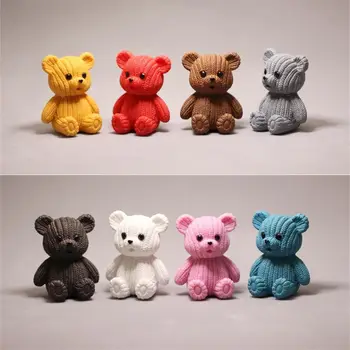 Népszerű Fél Lakberendezési Kiegészítők, Aranyos, Műanyag Tedy Medve Miniatűr