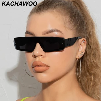 Kachawoo kis keret retro napszemüveg nők téglalap alakú leopárd fehér fekete napszemüvegek férfi elegáns uv400 Európai csepp hajó