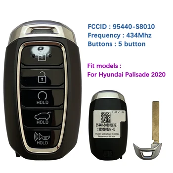 CN020167 5 Darab Eredeti Intelligens Kulcs, Frekvencia 433MHz FCCID Száma 95440-S8010 A Hyundai Palánk 2020 Valódi Távoli