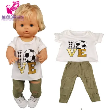 baby dolls ruhát labdarúgó-ing, farmer 40cm Nenuco Ropa y su Hermanita baba outwear