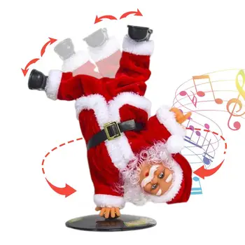 Karácsonyi Elektromos Éneklő Mikulás Játék, Fordított Forgatás Énekel, Táncol A Télapó Baba Játékok Karácsonyi Dísz Santa Musical Gyerekeknek