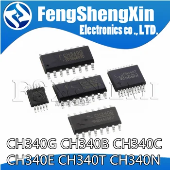 5db/sok Új, eredeti CH340G CH340B CH340C CH340E CH340T CH340N SOP SMD USB-UART Felület IC