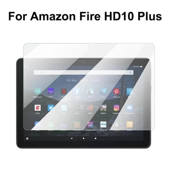 Ultra Átlátszó Edzett Üvegből készült Képernyő Védő Fire HD 10 Plusz 2021 HD10+ Védőfólia a Kindle Fire HD-10 Plus 10.1 inch