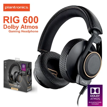 Plantronics RIG 600 Dolby Atmos Fejhallgató zajcsökkentés Minőségi Headst magával ragadó Design XBOX, PC, Laptop Játék Fülhallgató