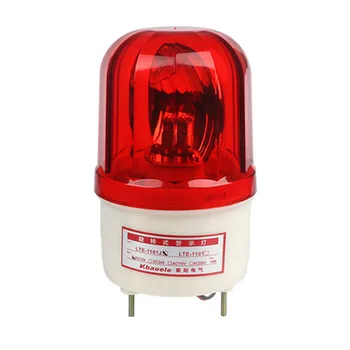 AC 110V, 220V 380V, Piros, Sárga, Zöld, Kék Figyelmeztető Lámpa lámpa Sziréna Hang Forgó, Ipari Figyelmeztetés a csengő LTE-1101J