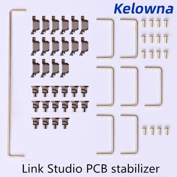 Kelowna Link Stúdió Átlátszó Aranyozott PCB Csavar Stabilizátor Az Egyéni Mechanikus Billentyűzet gh60 xd64 xd84 6.25 x 2x 7x xd