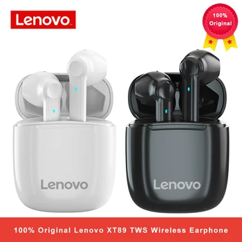 Lenovo XT89 TWS Vezeték nélküli Bluetooth Fülhallgató 5.0 Touch Control Sport Vízálló Fülhallgató HD Hívás Mikrofon Fejhallgató