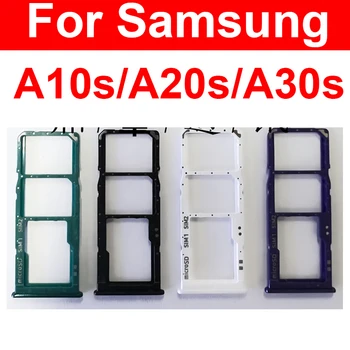 Micro Sim-Kártya Tálcát tartó Samsung A10s A107F A20s A207F A30S A307F Micro SD Olvasó Sim-Kártya Nyílásba Flex Kábel Csere