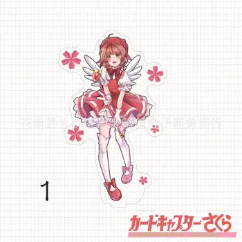 15CM Anime Card Captor SAKURA Rajzfilm aranyos lány, Akril, Álljon Modellt a Számok Gyűjthető Modell dísz játékok gyerekeknek, lányoknak ajándék