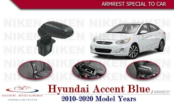 A Hyundai Accent Kék Karfa 2010-2020 Autó Tartozékok Tároló Doboz Könnyű Telepítés Univerzális Pohártartó Belső Automatikus Töltés