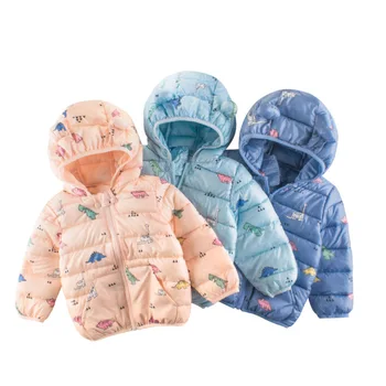 Téli Fiú Outwear Kabát Gyermek pamut, bélelt kabát, meleg pamut Zubbonyok ruha gyerek ruhák Rajzfilm nyomtatási baba ruhák