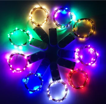 2M/5M/10M LED Mese String Fények Távirányító Akkumulátor LED Függöny Fények Garland Otthoni Világítás Új Év Karácsonyi Decro