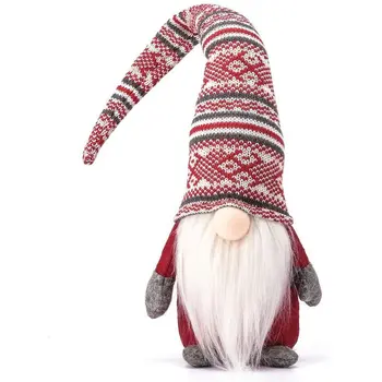 Karácsonyi Manó Dekoráció, Dísztárgyak, Hálaadás Napi Ajándékok Svéd Gnómok Tomte Barátja Ünnep Gnome Kézzel Készített Arctalan Baba