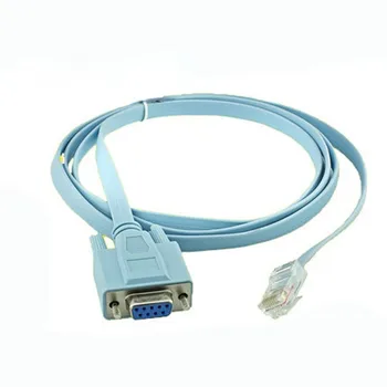 1,5 M-5FT Cat5 RJ45 Ethernet-Rs232 DB9 COM Port Soros Női Router Hálózati Adapter Kábel Cisco Konzol Kábel