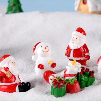 1db Ajándék a karácsonyfa Hóember Mikulás Micro táj Díszek, Karácsonyi Dekoráció, Karácsonyi, Karácsonyi Díszek