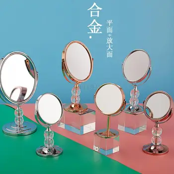 Hd kétoldalas jingyi típus szerződött hercegnő hordozható wc üveg asztali kollégiumi diákok nagy tükör, sminktükör
