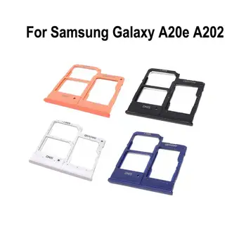 A telefon a SIM-Kártya Tálcát Adapter Samsung A20e A202 A202F A202DS Eredeti Ház Új Micro SD Kártya Tartóját