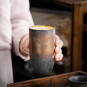 Kreatív Kávé, Poharak, Bögrék Utazási Sör, Tej, Bögre, Kerámia, Hogy A Kínai Kung-Fu Tea Csésze Nagy Kapacitás Porcelán Teáscsésze Egyedi Ajándékok