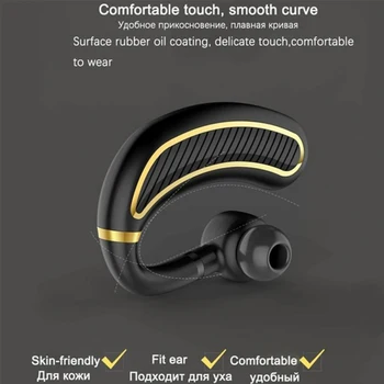 K21 Kihangosító Bluetooth Fülhallgató Üzleti Vezeték nélküli Bluetooth Headset Fülhorgot Fülhallgató Mikrofon a vezetői Irodában Sport