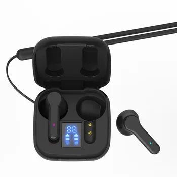 Vezeték nélküli Fülhallgató, yobola Vezeték nélküli Fejhallgató, IPX5 Vízálló Vezeték nélküli Fülhallgató Touch Control, Bluetooth 5.1 Fülhallgató, 25 Óra