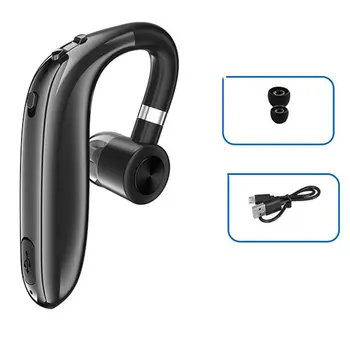 V20 Vezeték nélküli Bluetooth-kompatibilis Fülhallgató Hosszú Készenléti Fül Horog Üzleti Sztereó Kihangosító-Meghajtó Hívás Sport Fülhallgató Mikrofon