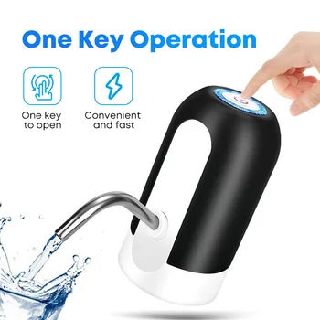 Automatikus, Elektromos Víz Adagoló Hordozható Szivattyú Töltés USB-kábel Smart Gomb, Vezeték nélküli Víz Szivattyú víztisztító Berendezések