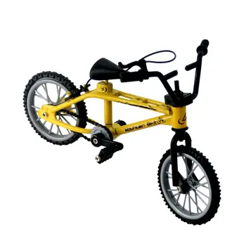Mini-ujj-bmx Bike Set Rajongók Játék Alufelni Ujját BMX Funkcionális Gyerek Kerékpár modle Ujját Kerékpár Kiváló Minőségű Bmx Játékok Ajándék