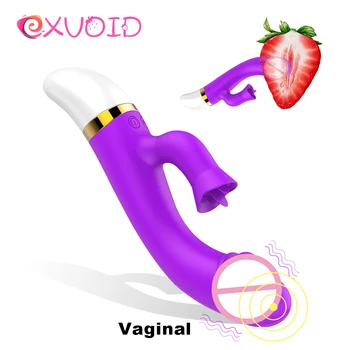 EXVOID Vibrátor, Vibrátorok Szex Játékok A Nők Orális Csikló Vibrátorok Hatalmas G-pontot Masszírozó AV Stick Realisztikus Pénisz Felnőtt Termékek