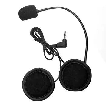 Motoros Bukósisak Headset Vezetékes Klip Sztereó Hangzás Fejhallgató Moto Sisak Fülhallgató Mobil Telefon MP3 Hangszóró