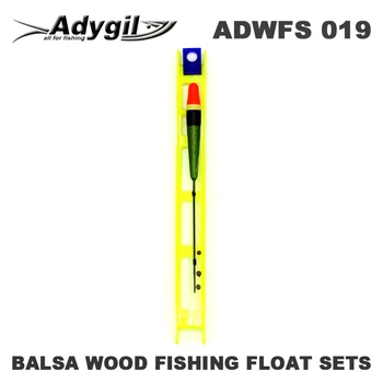 Adygil Balsa Fa Halászati Úszó Határozza ADWFS 019 Lebegés 0,5 g Vonal Hossza 60cm horgolótű #16 5db/sok