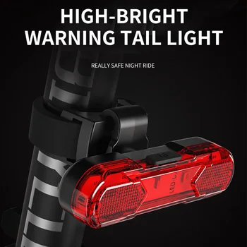 Kerékpár Lámpa 2021 Új USB-Töltés LED Figyelmeztetés MTB Fény Este Kerékpár hátsó Lámpa, Hegyi Kerékpár Kiegészítők